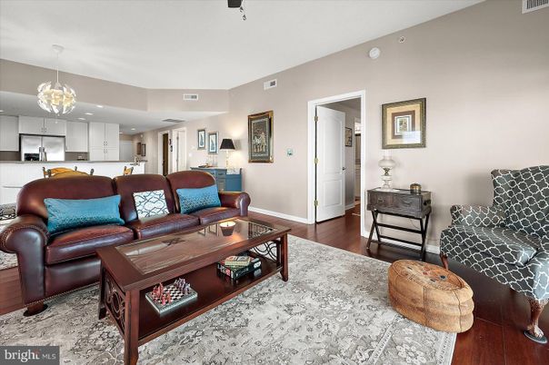Interior, Kitchen, Living room, Pendant Lights, Recessed Lighting, Stainless Steel Appliances, Wood Texture Flooring