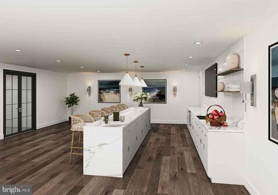 Interior, Pendant Lights, Recessed Lighting, Wood Texture Flooring