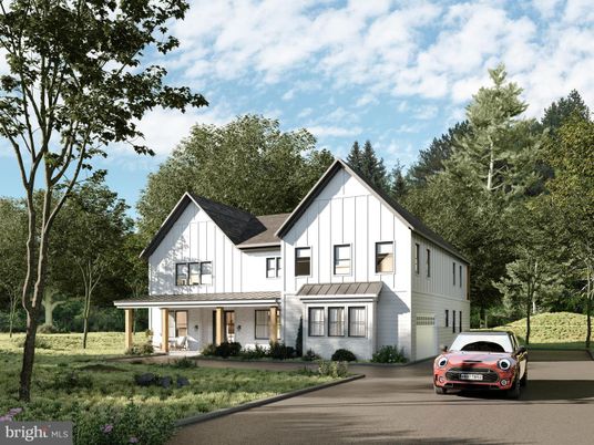 Attached, Exterior, Facade, Farmhouse
