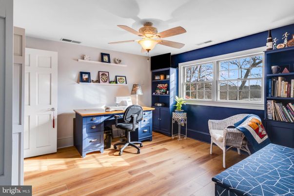 Home Office, Interior, Wood Texture Flooring
