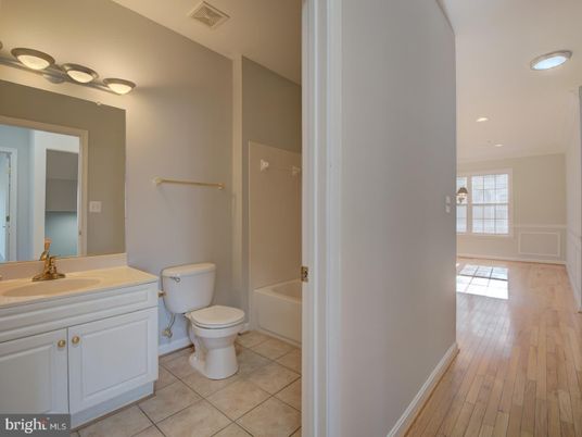 Bathroom, Interior, Recessed Lighting, Wood Texture Flooring