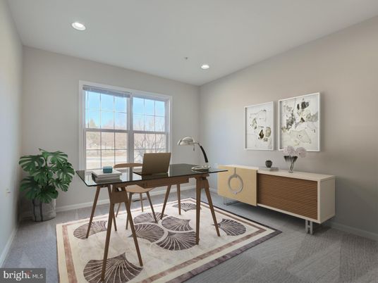 Home Office, Interior, Recessed Lighting
