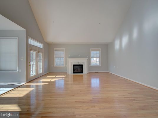 Empty room, Fireplace, Interior, Wood Texture Flooring