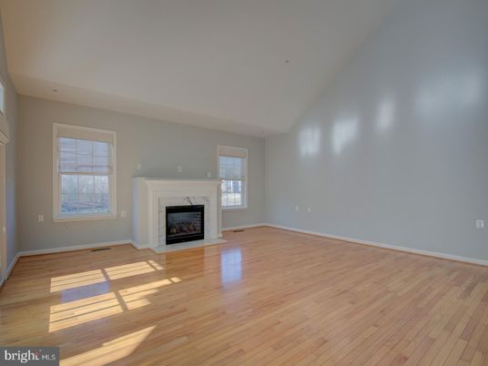 Empty room, Fireplace, Interior, Wood Texture Flooring
