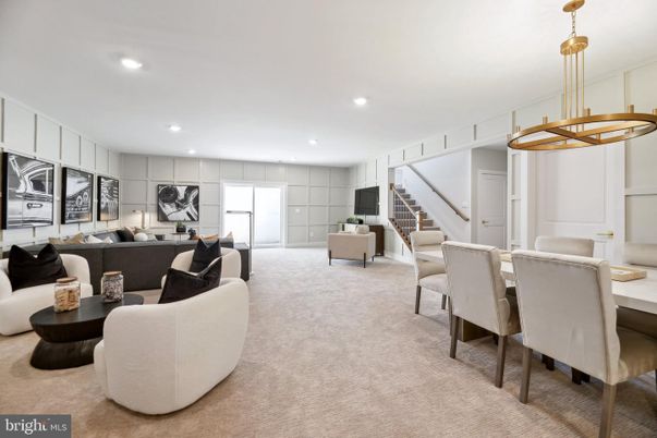 Dining room, Interior, Living room, Pendant Lights, Recessed Lighting