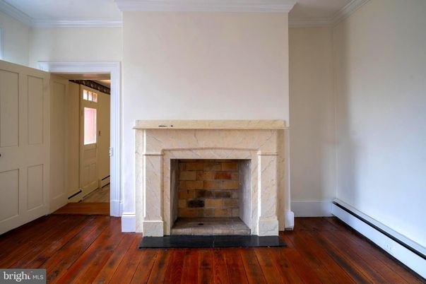 Fireplace, Interior, Wood Texture Flooring