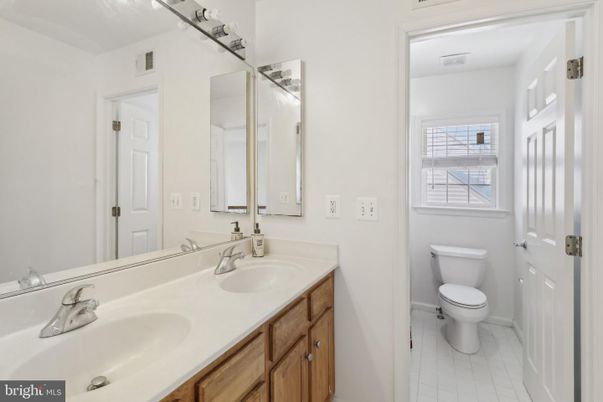 Bathroom, Dual Sink Vanities, Glass Shower, Interior