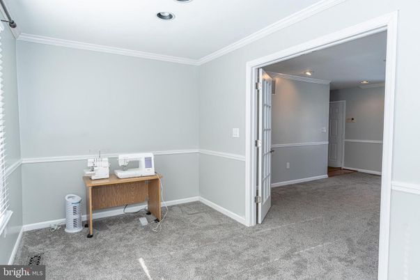 Home Office, Interior, Recessed Lighting