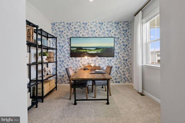 Home Office, Interior, Recessed Lighting