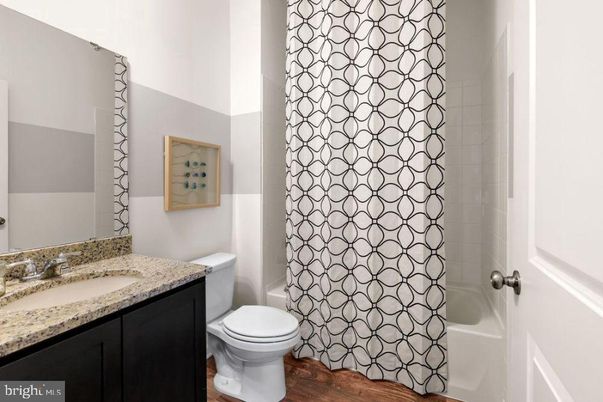 Bathroom, Interior, Wood Texture Flooring