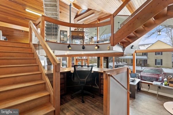 Home Office, Interior, Wooden Beams, Wooden Ceilings, Wood Texture Flooring, Wooden Walls