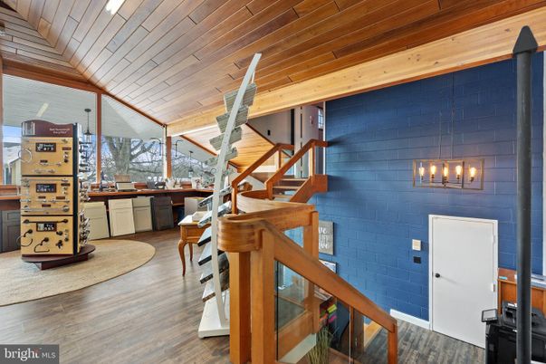 Interior, Kitchen, Pendant Lights, Wooden Ceilings, Wood Texture Flooring