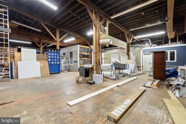 Fitness Equipment, Interior, Wooden Beams