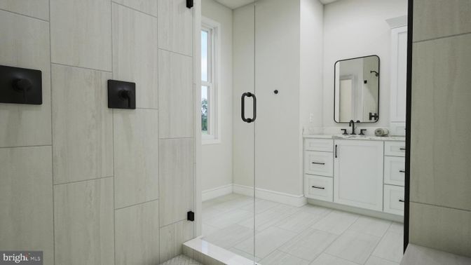 Bathroom, Glass Shower, Interior