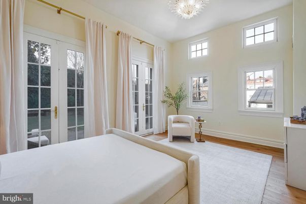 Bedroom, Chandelier, Interior, Wood Texture Flooring