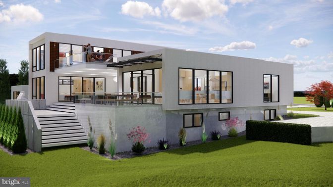 Backyard, Exterior, Facade, Modern