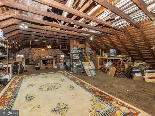 Interior, Stone Walls, Wooden Beams, Wood Texture Flooring