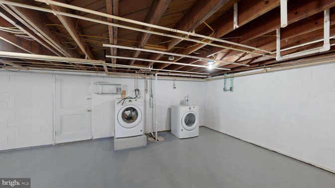 Interior, Utility Closets, Washer, Wooden Beams, Wooden Ceilings