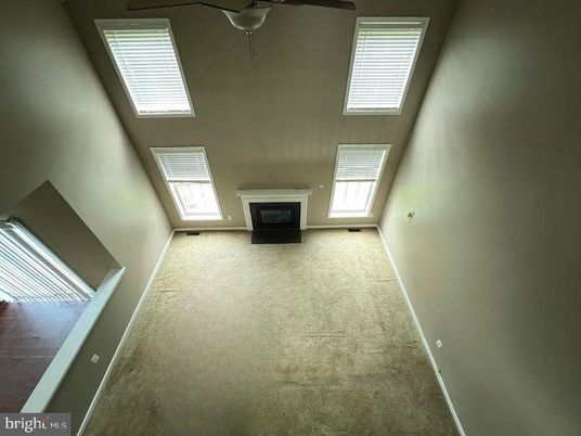 Empty room, Fireplace, Interior