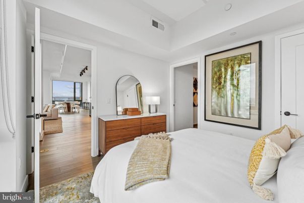 Bedroom, Interior, Wood Texture Flooring