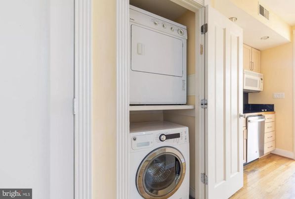 Interior, Utility Closets, Washer, Wood Texture Flooring