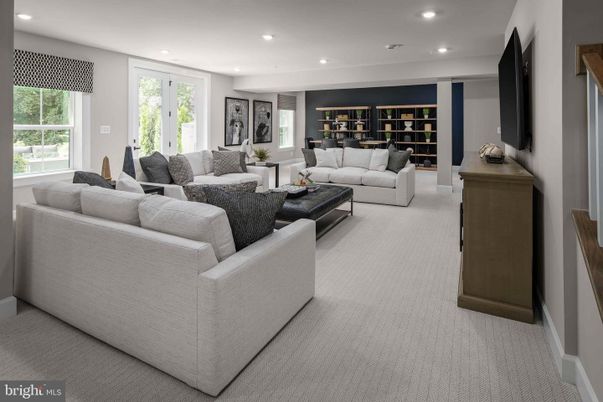 Interior, Living room, Recessed Lighting