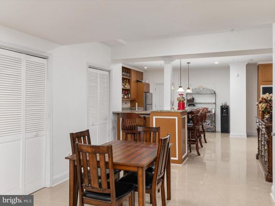 Dining room, Interior, Kitchen, Pendant Lights, Recessed Lighting
