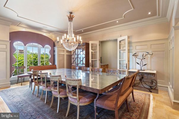 Chandelier, Dining room, Interior, Recessed Lighting
