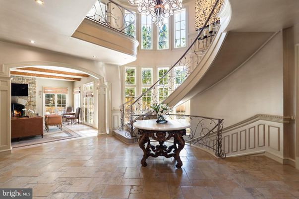 Chandelier, Fireplace, Interior, Living room, Recessed Lighting