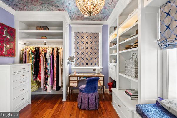 Home Office, Interior, Walk-in Closets, Wood Texture Flooring