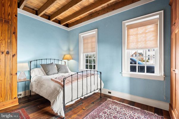 Bedroom, Interior, Wooden Beams, Wooden Ceilings, Wood Texture Flooring