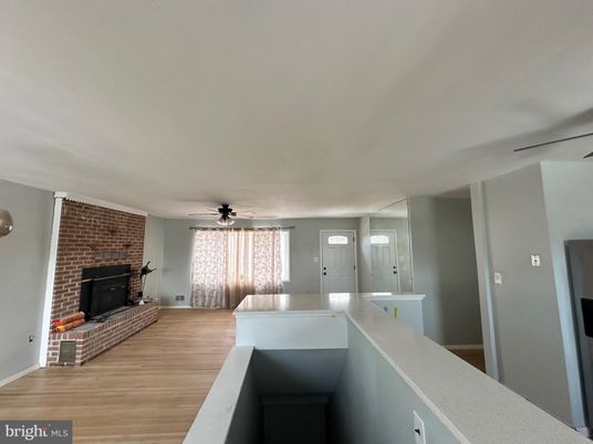 Fireplace, Interior, Stone Walls, Wood Texture Flooring