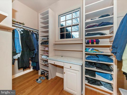 Interior, Walk-in Closets, Wood Texture Flooring