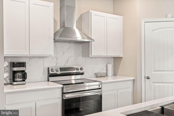 Interior, Kitchen, Marble Walls, Stainless Steel Appliances