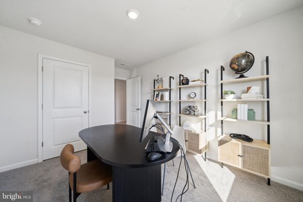 Home Office, Interior, Recessed Lighting