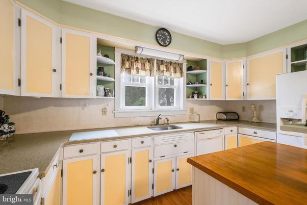 Interior, Kitchen, Wood Texture Flooring