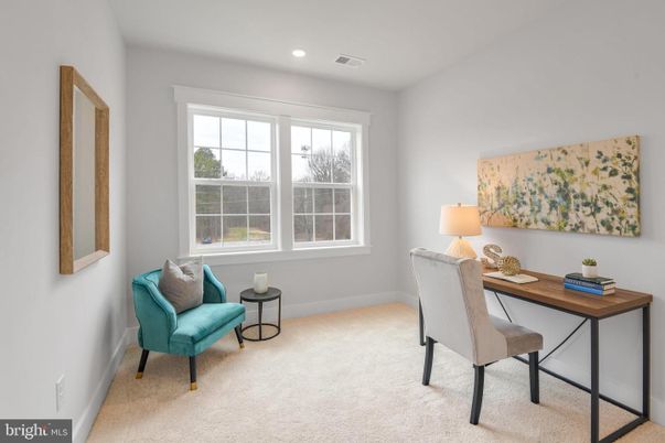 Home Office, Interior, Recessed Lighting