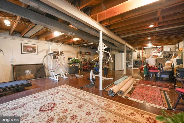 Fitness Equipment, Interior, Wooden Beams, Wood Texture Flooring