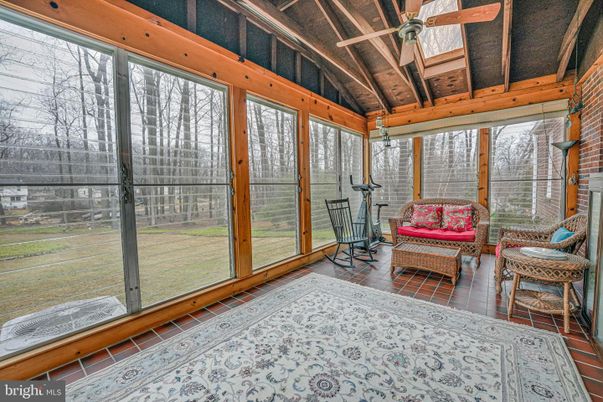 Interior, Stone Walls, Sun Room
