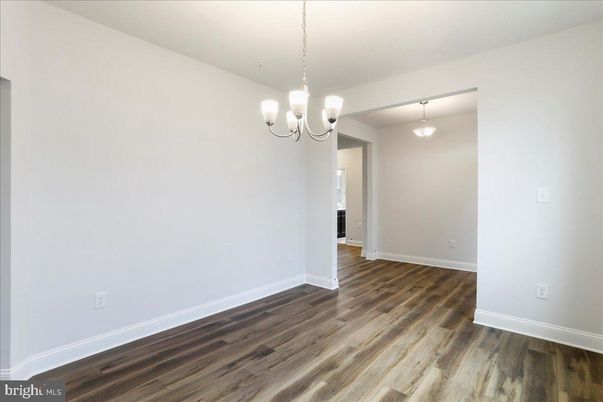 Chandelier, Empty room, Interior, Pendant Lights, Wood Texture Flooring