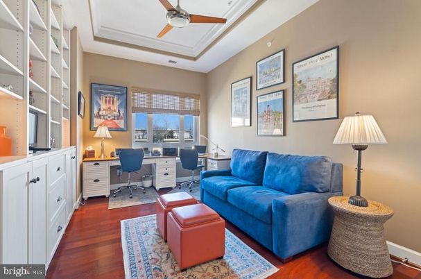Home Office, Interior, Wood Texture Flooring