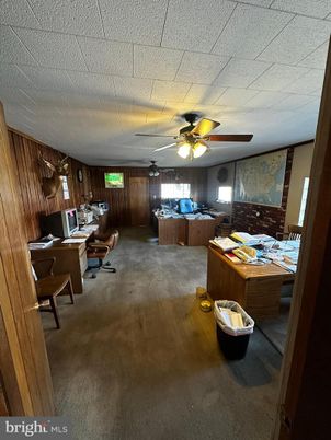 Home Office, Interior, Wooden Walls
