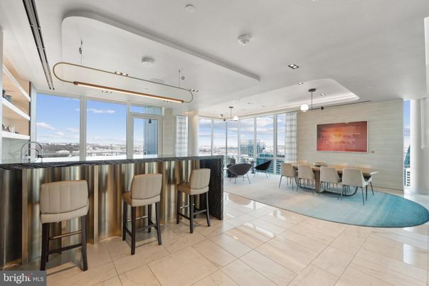 Dining room, Interior, Recessed Lighting