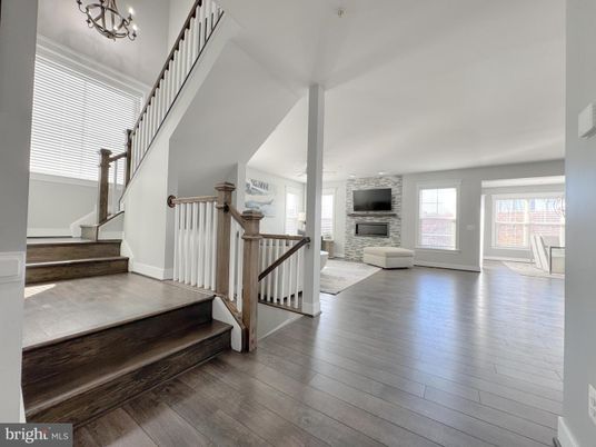 Fireplace, Interior, Wood Texture Flooring