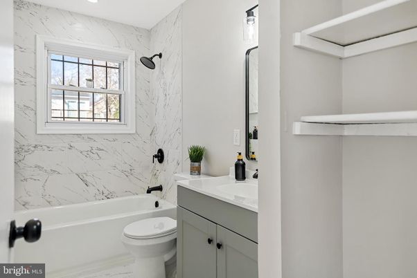 Bathroom, Interior, Marble Walls