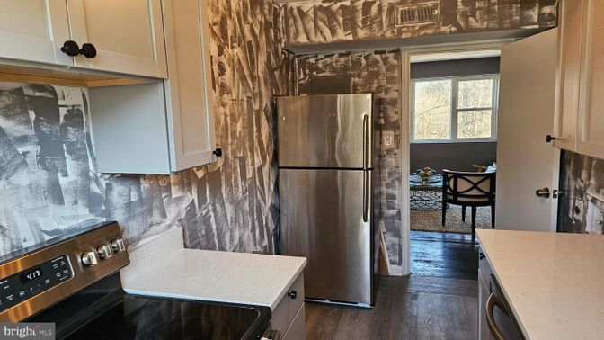 Interior, Kitchen, Wood Texture Flooring
