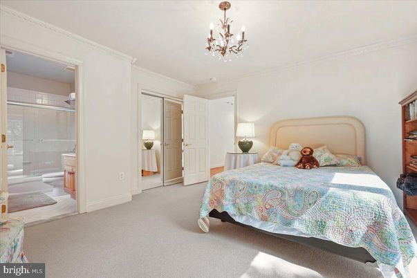 Bedroom, Chandelier, Interior