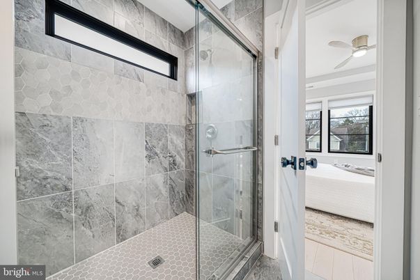 Bathroom, Bedroom, Glass Shower, Interior