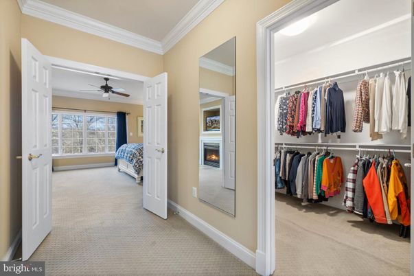 Fireplace, Interior, Walk-in Closets