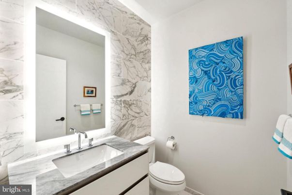 Bathroom, Interior, Marble Walls